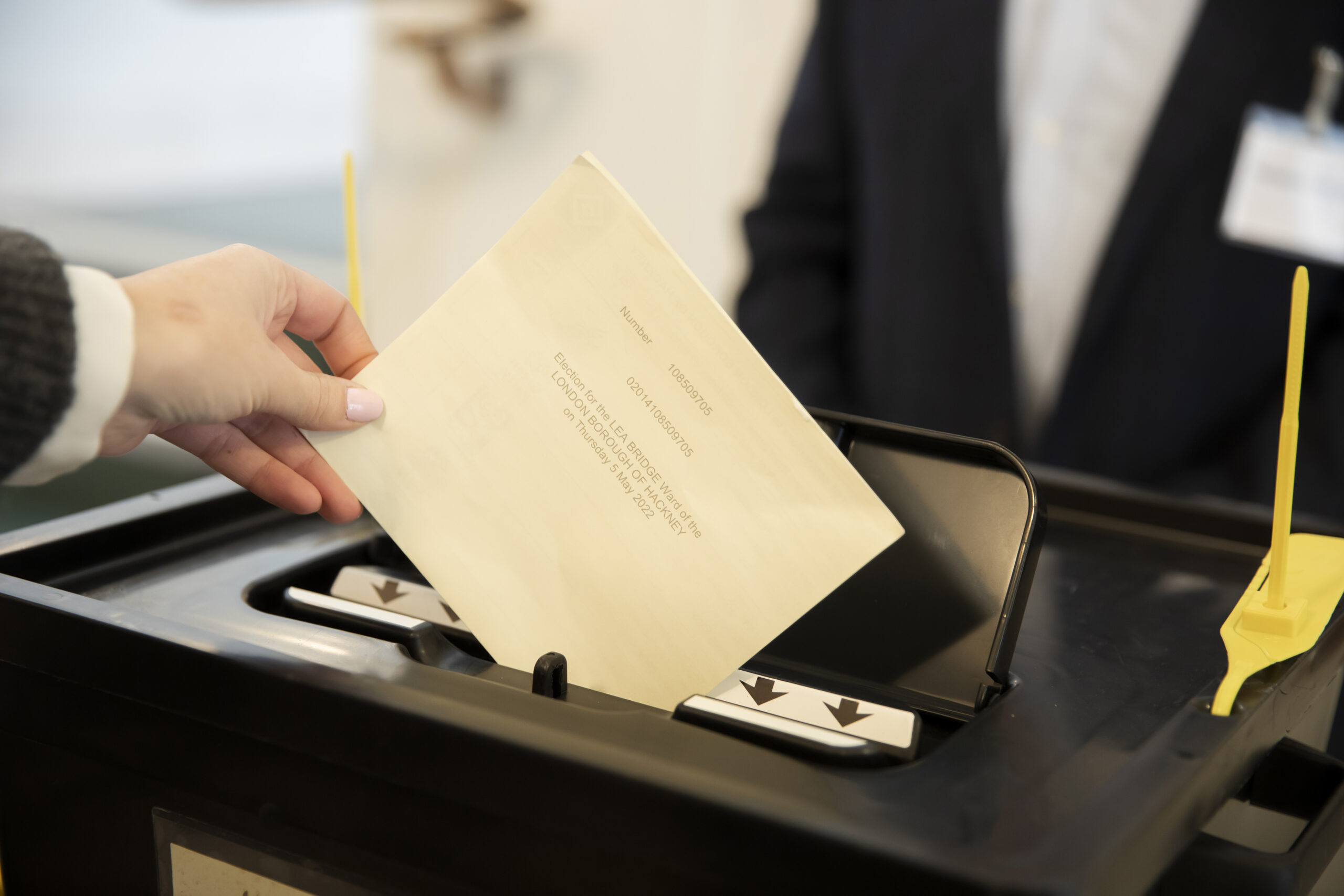 Ballot in box